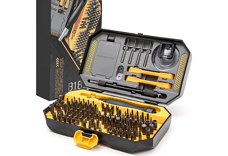 SURFOU Bit-Schraubendreher 145-in-1 Magnetisches Präzisions-Schraubendreher günstig online kaufen