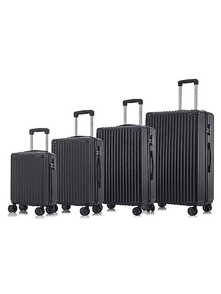 yonsly Kofferset Hartschalen Reisekoffer Trolley, 4 Rollen, (Spar-Set, 4 tl günstig online kaufen