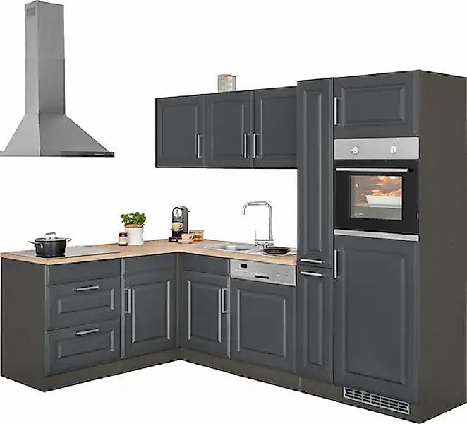 KOCHSTATION Winkelküche »KS-Stockholm« mit E-Geräten,260 x 170 cm, mit hoch günstig online kaufen