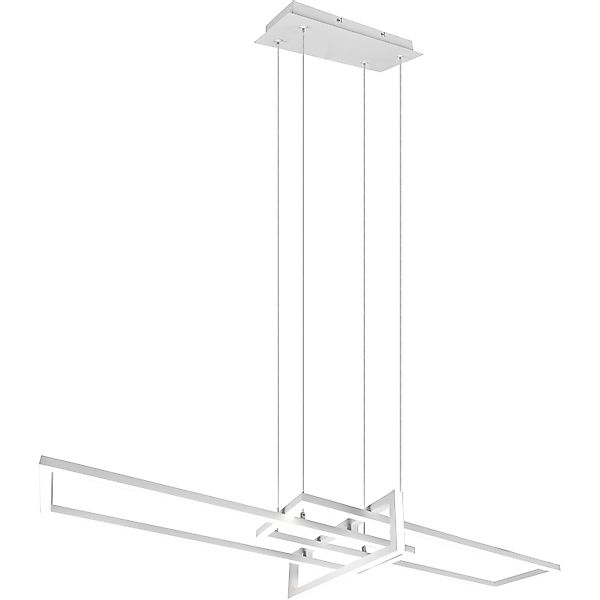 Trio LED Pendelleuchte Salinas Weiß matt 1500 mm x 1100 mm x 400 mm günstig online kaufen