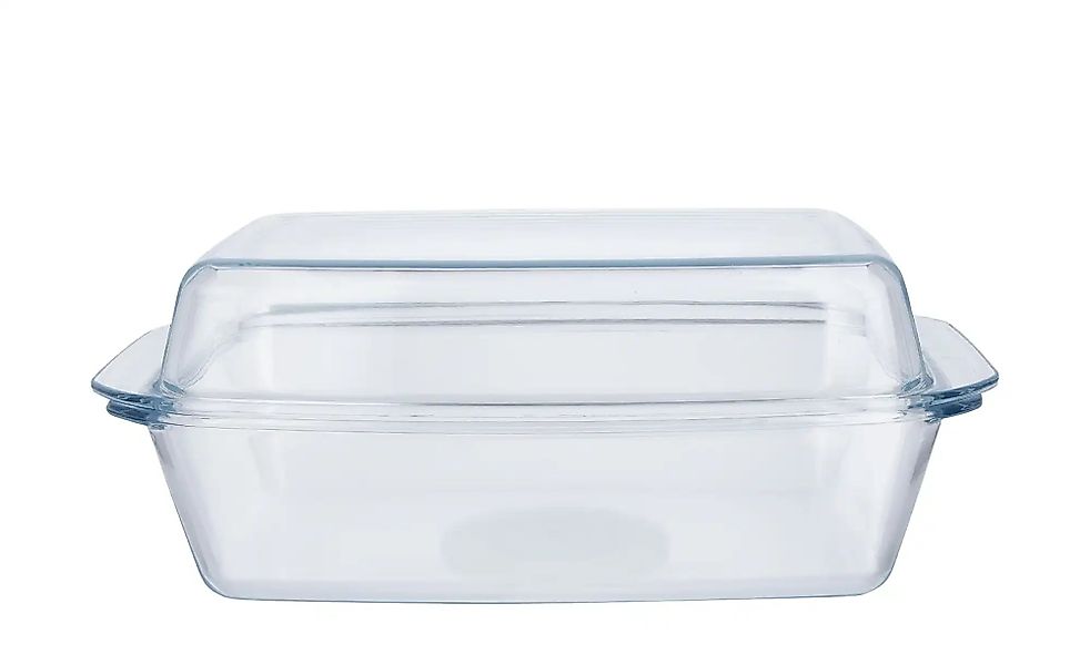KHG Auflaufform mit Deckel 3 0 l   ¦ transparent/klar ¦ Glas ¦ Maße (cm): B günstig online kaufen