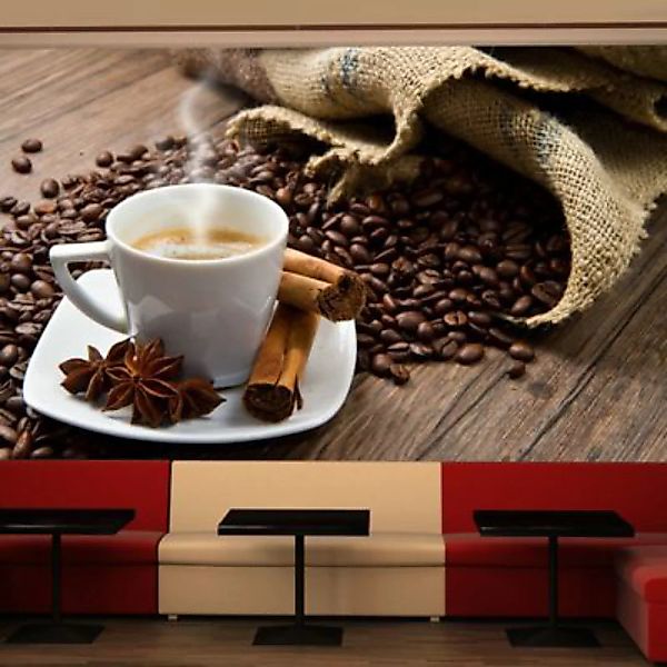 artgeist Fototapete Star anise coffee mehrfarbig Gr. 450 x 270 günstig online kaufen
