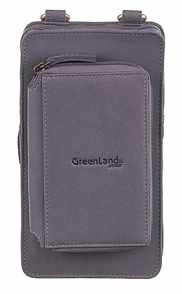 GreenLand Nature Handytasche "NATURE Soft" mit aufgesetzter Börse und RFID- günstig online kaufen