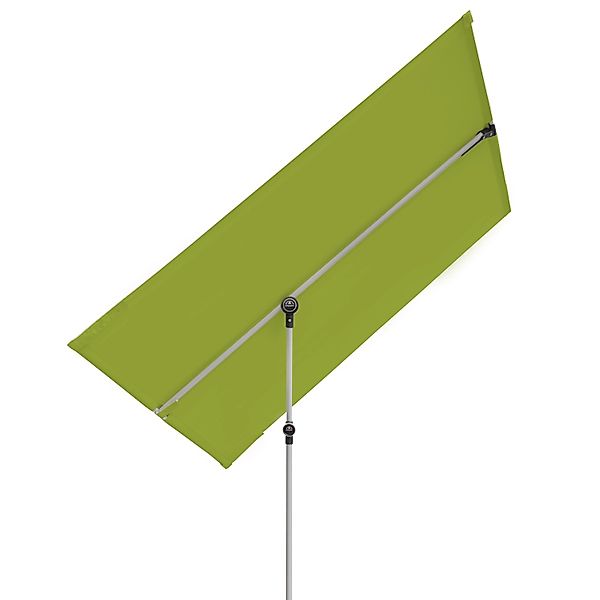 Doppler Balkonschirme Active 130 cm x 180 cm Grün mit Handöffner günstig online kaufen