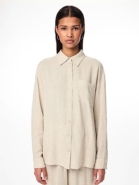 pieces Hemdbluse PCPIA LS LOOSE SHIRT günstig online kaufen