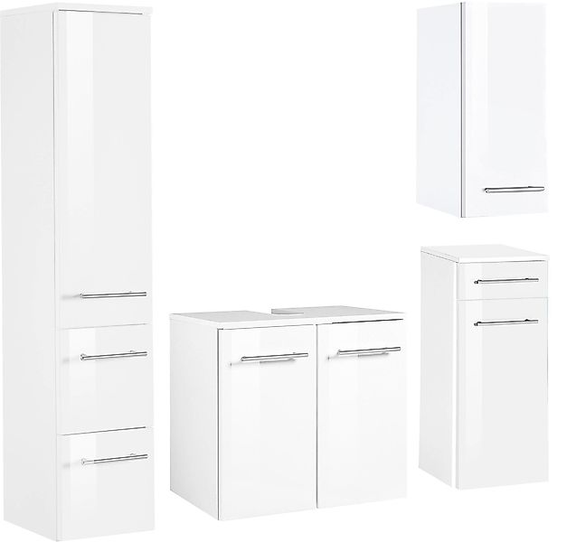 welltime Badmöbel-Set »Venedig« 4 Stk. tlg. Waschbeckenunterschrank (Breite günstig online kaufen