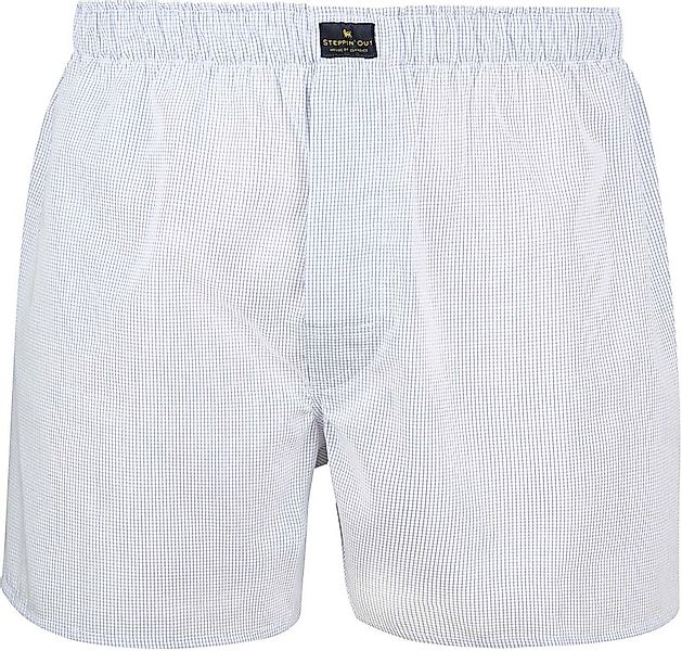 Steppin' Out Boxer Checky Blau - Größe XL günstig online kaufen