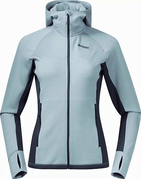 Bergans  Pullover Sport Cecilie Wool Hood Jkt 8824 -misty forest / orion bl günstig online kaufen