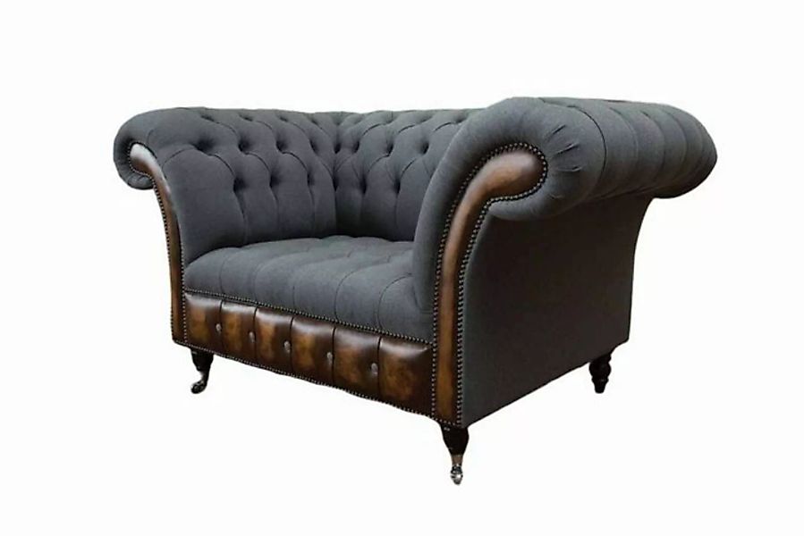 JVmoebel Sofa Design Chesterfield Sessel 1,5 Sitzer Sitzer Polster Sofas Lo günstig online kaufen