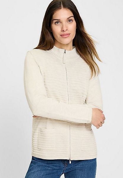 Olsen Cardigan mit durchgehendem Reißverschluss günstig online kaufen