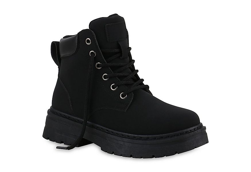 VAN HILL 840690 Stiefelette Damen Worker Boots Stiefeletten Bequeme Outdoor günstig online kaufen