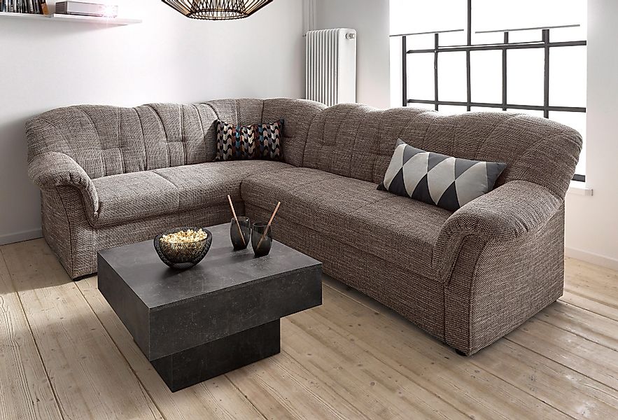 DOMO collection Ecksofa »Papenburg B/T/H: 242/190/84 cm L-Form«, wahlweise günstig online kaufen