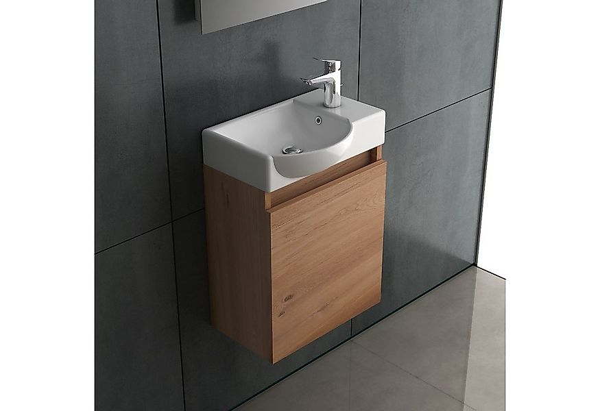 Alpenberger Badezimmer-Set aus Handwaschbecken mit Unterschrank - Bad Wasch günstig online kaufen