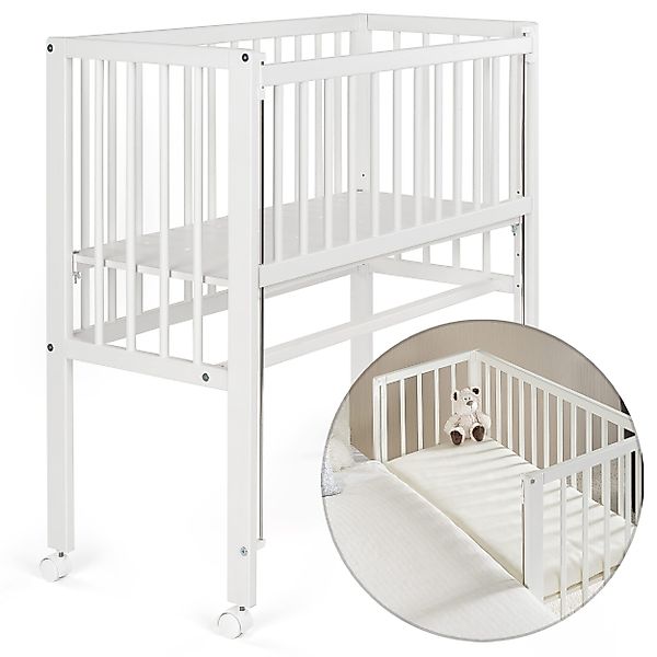 Fillikid Beistellbett Vario 2in1 - Weiß, günstig online kaufen