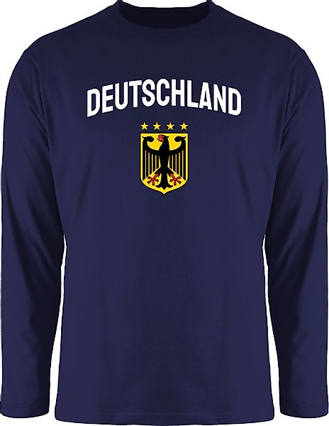 Shirtracer Rundhalsshirt Deutschland Wappen mit Bundesadler, günstig online kaufen