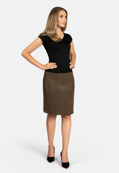 Caspar Bleistiftrock RO031 Damen Winter Bleistift günstig online kaufen