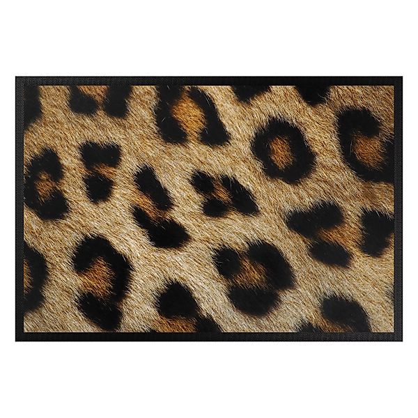 Fußmatte Muster & Textur Helles Leopardenfell günstig online kaufen