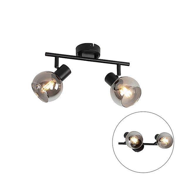 Qazqa LED Aufbaustrahler Vidro, ohne Leuchtmittel, günstig online kaufen