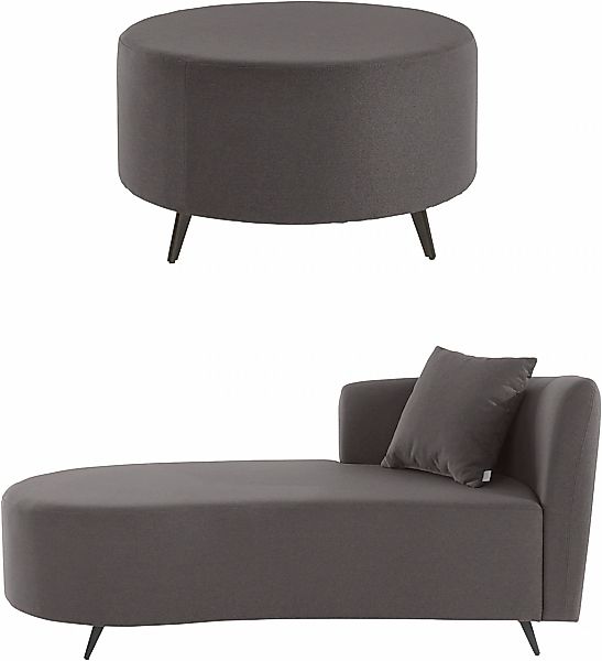 Home affaire Recamiere "Hulby" wahlweise mit und ohne Hocker und Armlehne l günstig online kaufen