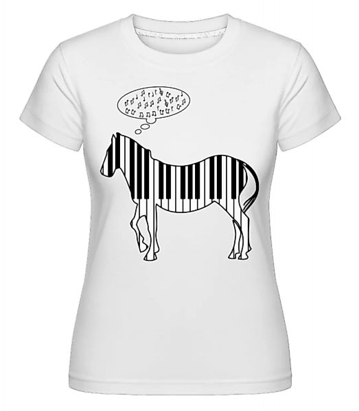 Klavier Zebra · Shirtinator Frauen T-Shirt günstig online kaufen