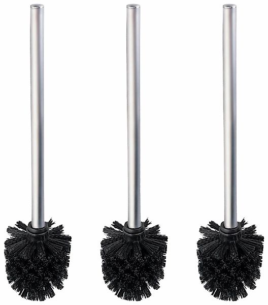 WENKO WC-Reinigungsbürste Set 3 aus Edelstahl  Kunststoff schwarz, Durchmes günstig online kaufen
