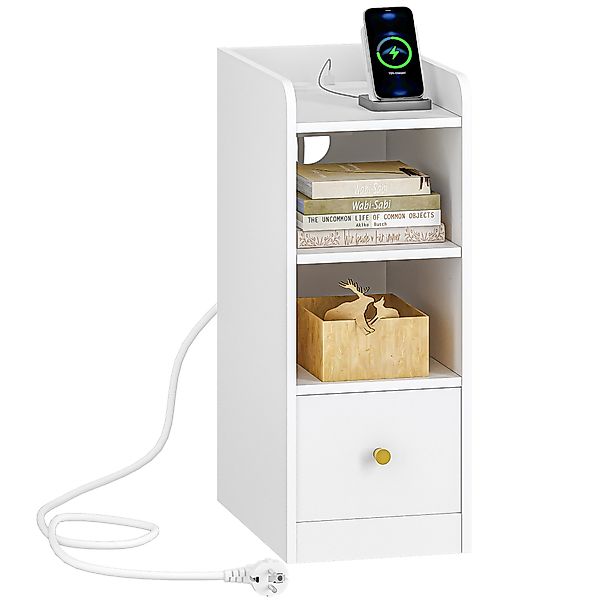 HZUANERI Nachttisch mit Ladestation, USB & günstig online kaufen