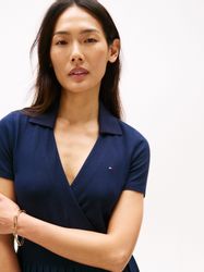 Tommy Hilfiger Wickelkleid 1985 PLEATED WRAP günstig online kaufen