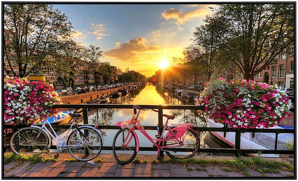 Papermoon Infrarotheizung »Amsterdam Sonnenaufgang« günstig online kaufen