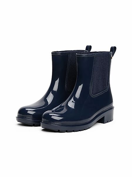 Tommy Hilfiger FLAG HARDWARE RAINBOOT Chelseaboots, Blockabsatz, Schlupfboo günstig online kaufen
