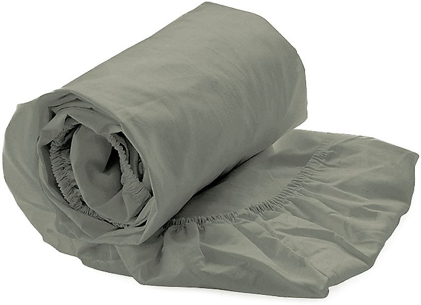 YELLOW Spannbettlaken Percale, Perkal, Gummizug: rundum, günstig online kaufen