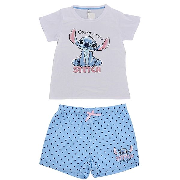 Lilo & Stitch Schlafanzug Damen Pyjama günstig online kaufen