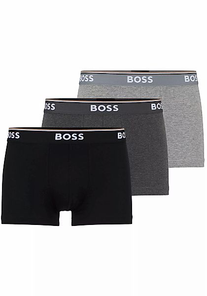 BOSS Boxer, (Packung, 3 St., 3er-Pack), mit BOSS Schriftzug auf dem Bund günstig online kaufen