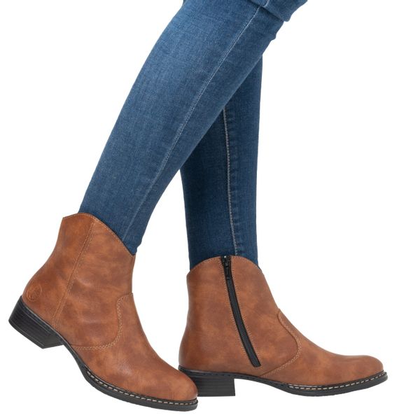 Rieker Cowboy Stiefelette, Westernstiefelette, Stiefelette, Blockabsatz günstig online kaufen