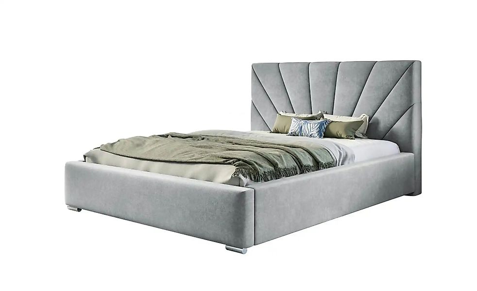 Polsterbett mit Stauraum Slough ¦ grau ¦ Maße (cm): B: 140 H: 104 Betten > günstig online kaufen