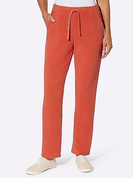 Sieh an! Jerseyhose Fleece-Hose komfortabel günstig online kaufen
