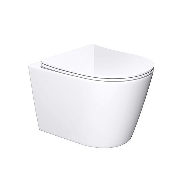 doporro Tiefspül-WC Hänge WC Spülrandlos Wand-WC günstig online kaufen