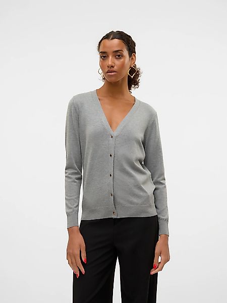 Vero Moda Strickjacke "VMSILJE LS V-NECK CARDIGAN GA NOOS" günstig online kaufen