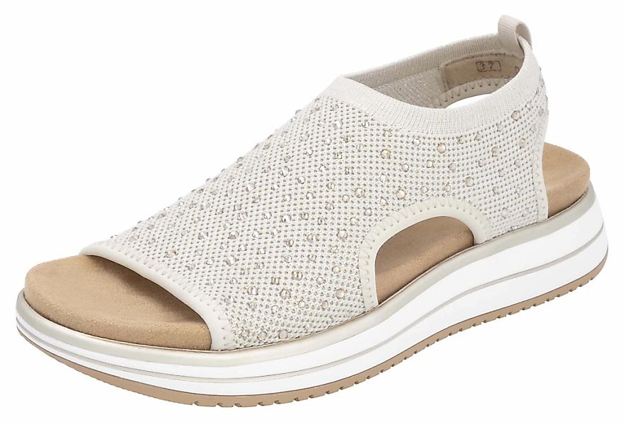 Remonte Sandale, Sandale, Sommerschuh, Komfortschuh mit funkelnden Strassst günstig online kaufen