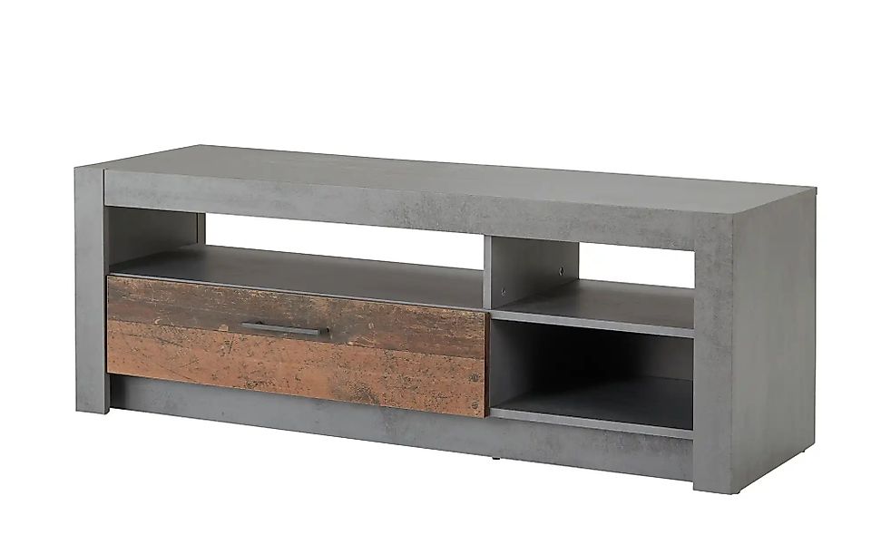 TV-Lowboard  Quebec ¦ grau ¦ Maße (cm): B: 135,5 H: 49 T: 45.5 Kommoden & S günstig online kaufen