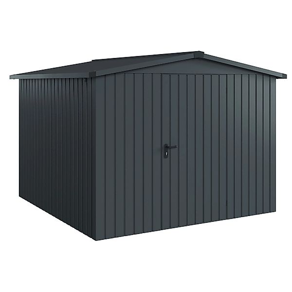 Hörmann EcoStar Gerätehaus Euroline Satteldach 1-flg 285 x 278 cm Anthrazit günstig online kaufen