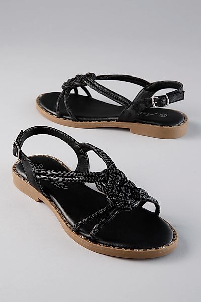 Aniston SHOES Sandale Sommerschuh, Riemchensandale mit Glitzerdetails - NEU günstig online kaufen