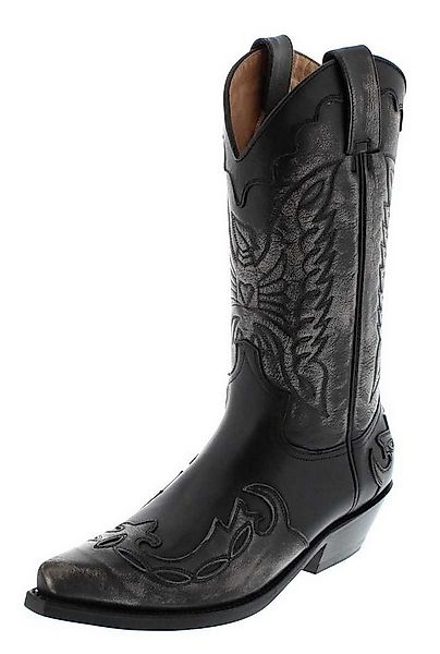 Mayura Boots 1927 Schwarz Cowboystiefel Rahmengenähter Westernstiefel günstig online kaufen