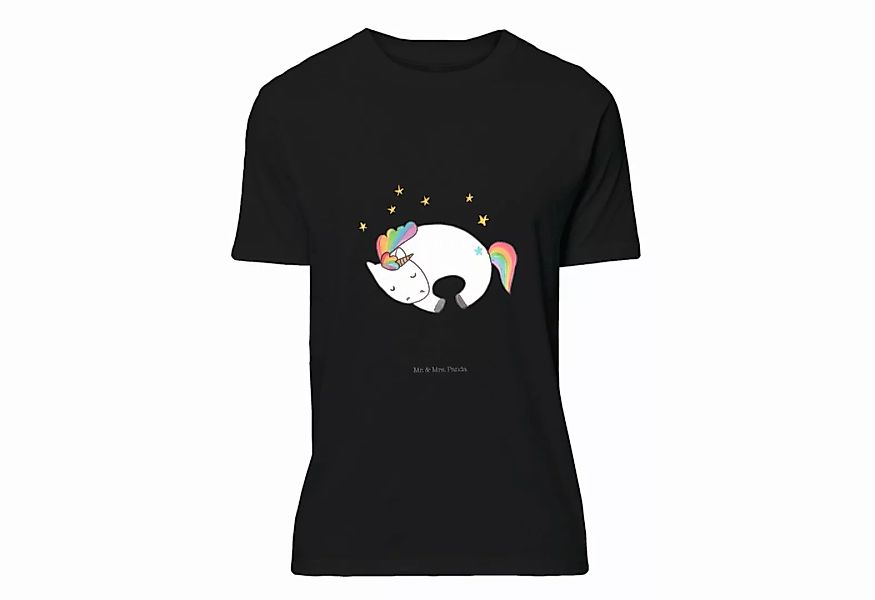 Mr. & Mrs. Panda T-Shirt Einhorn Nacht - Schwarz - Geschenk, Lustiges T-Shi günstig online kaufen