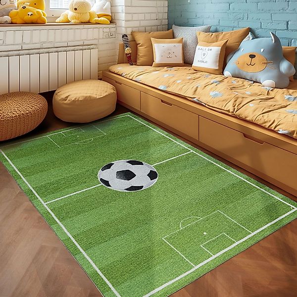 SIMPEX24 Teppich Fußballstadion, Rechteckig, Höhe: 7 günstig online kaufen