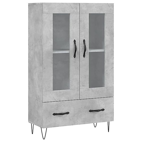 vidaXL Highboard Highboard Betongrau 69,5x31x115 cm günstig online kaufen