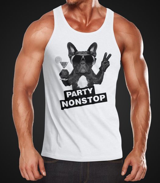 Neverless Tanktop Party Herren Tank-Top Nonstop günstig online kaufen