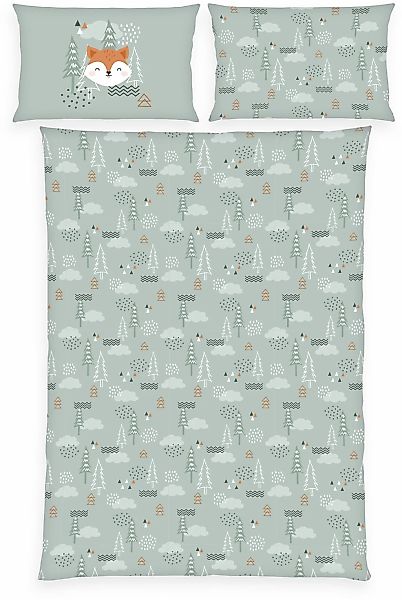 Baby Best Babybettwäsche "babybest Nordic Forest" 2 Stk. tlg. mit Wendefunk günstig online kaufen