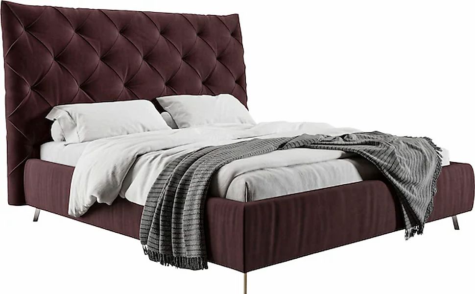 Places of Style Polsterbett "Elloree, in 4 Breiten, hinten mit Originalstof günstig online kaufen