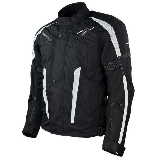 roleff Motorradjacke RO546 - Schwarz-Weiß, wasserdicht, günstig online kaufen