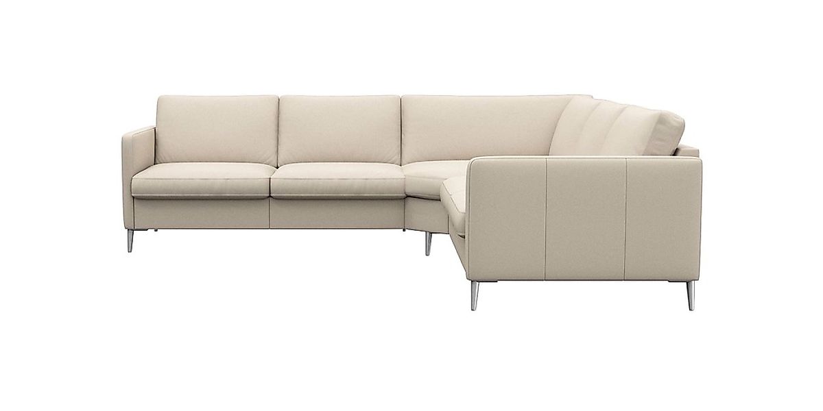 FLEXLUX Ecksofa "Fiore, gleichschenklig, bequem durch hochwertigem Sitzaufb günstig online kaufen